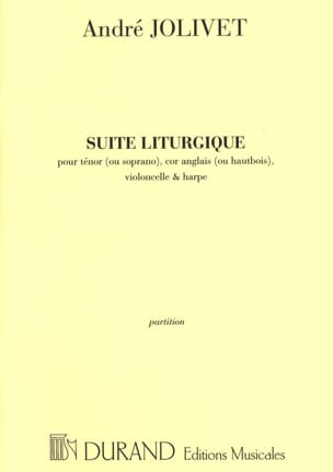 Suite Liturgique. Conducteur - André Jolivet - Partition