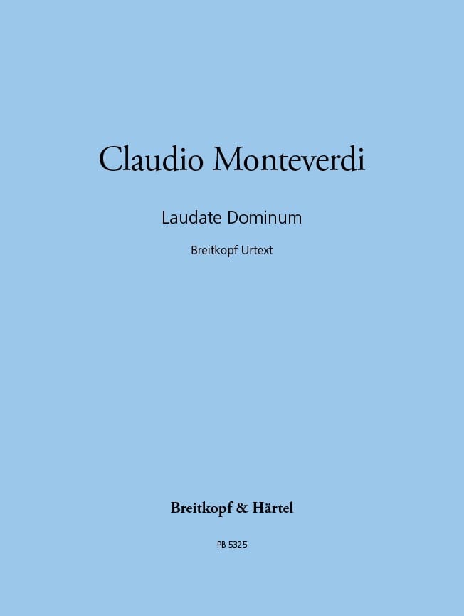 Laudate Dominum Psaume 116 MONTEVERDI Partition Chœur