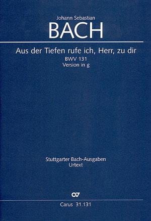 Cantate 131 Aus der Tiefen rufe ich, Herr, zu dir BACH Partition Chœur