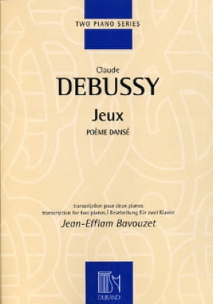 Jeux. 2 Pianos DEBUSSY Partition Piano