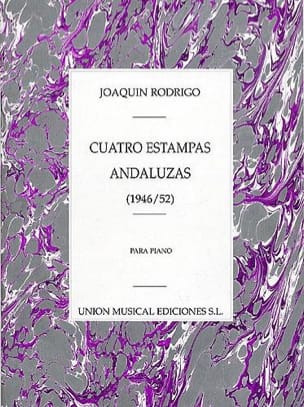 4 Estampas Andaluzas RODRIGO Partition Piano