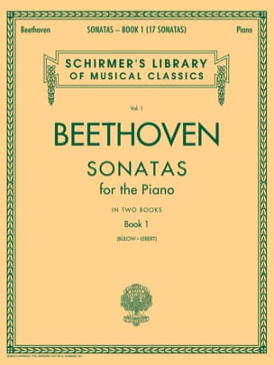 Sonates Volume 1 BEETHOVEN Partition Piano